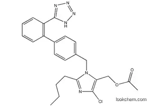 Molecular Structure of 1006062-27-6 (O-Acetyl Losartan)